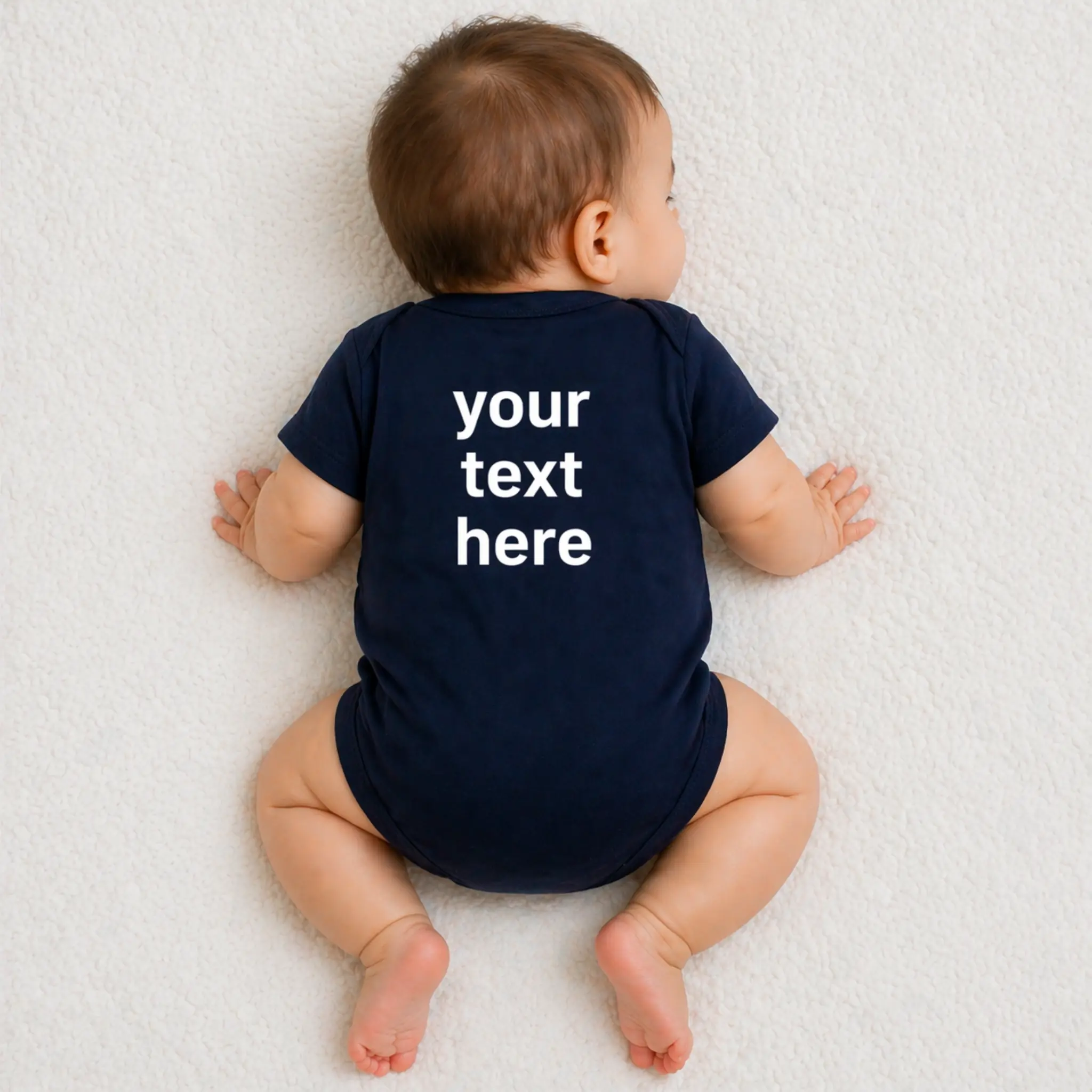 Custom Printed Organic Baby Onesie Romper