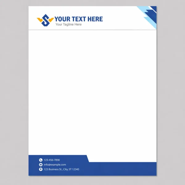 Professional Corporate Letterhead Printing