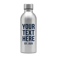 Custom Metal Water Bottle with Laser Engraving