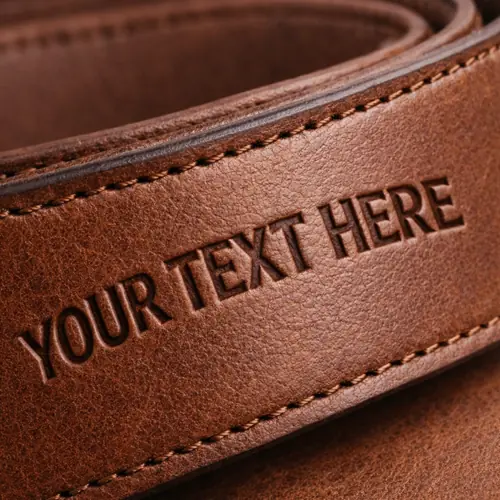 Custom Engraved Leather Belts for Men