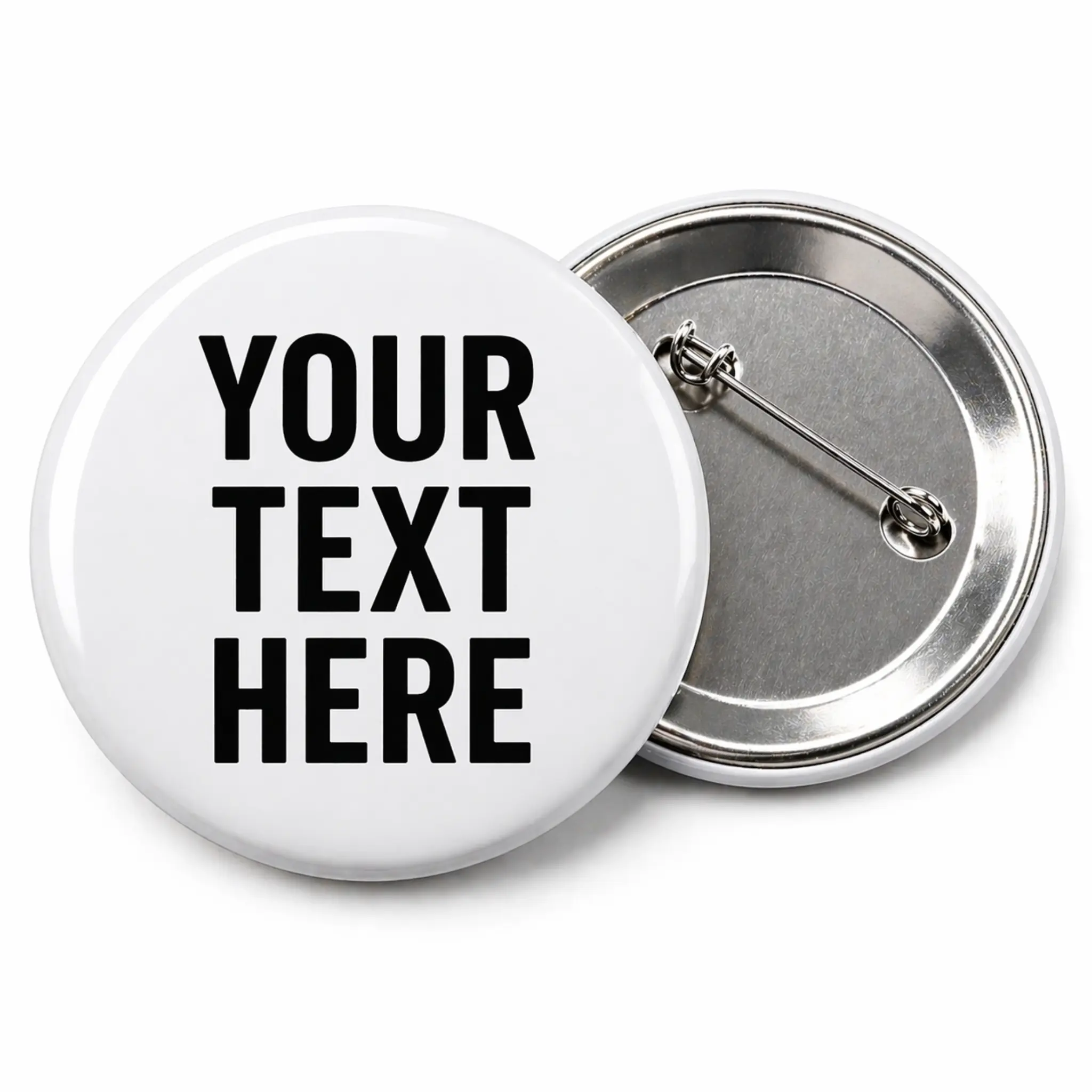 Custom Printed Pin-Back Button Badges