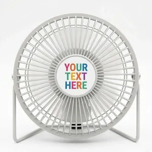 Portable USB Desk Fan with Custom Logo Print