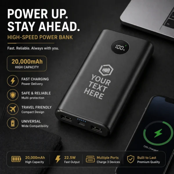 Custom Printed Portable Power Banks