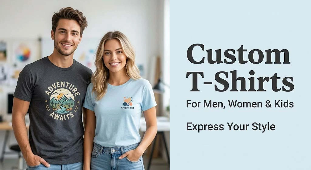 Custom T-Shirt Printing for Men and Women