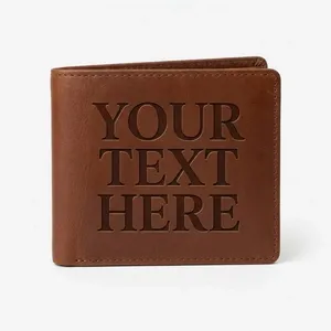 Personalized Genuine Leather Wallet with Name