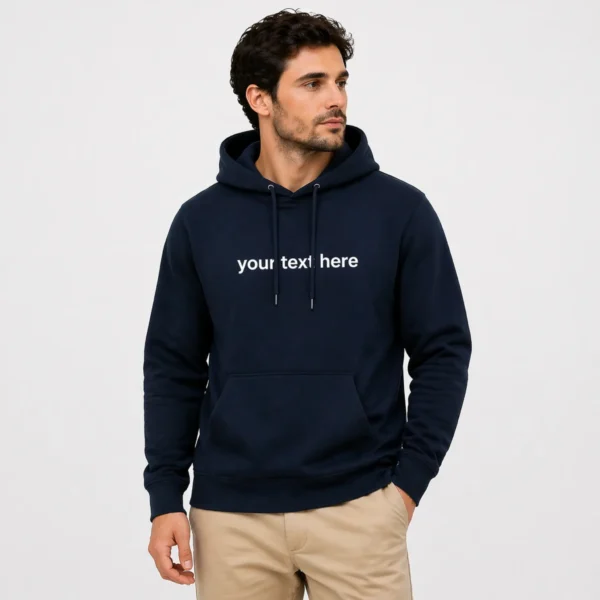 Men's Custom Printed Winter Pullover Hoodie