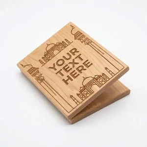 Laser Engraved Wooden Award Trophy for Business