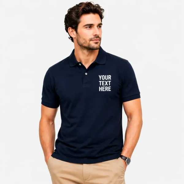 Men's Custom Polo T-Shirt with Corporate Embroidery