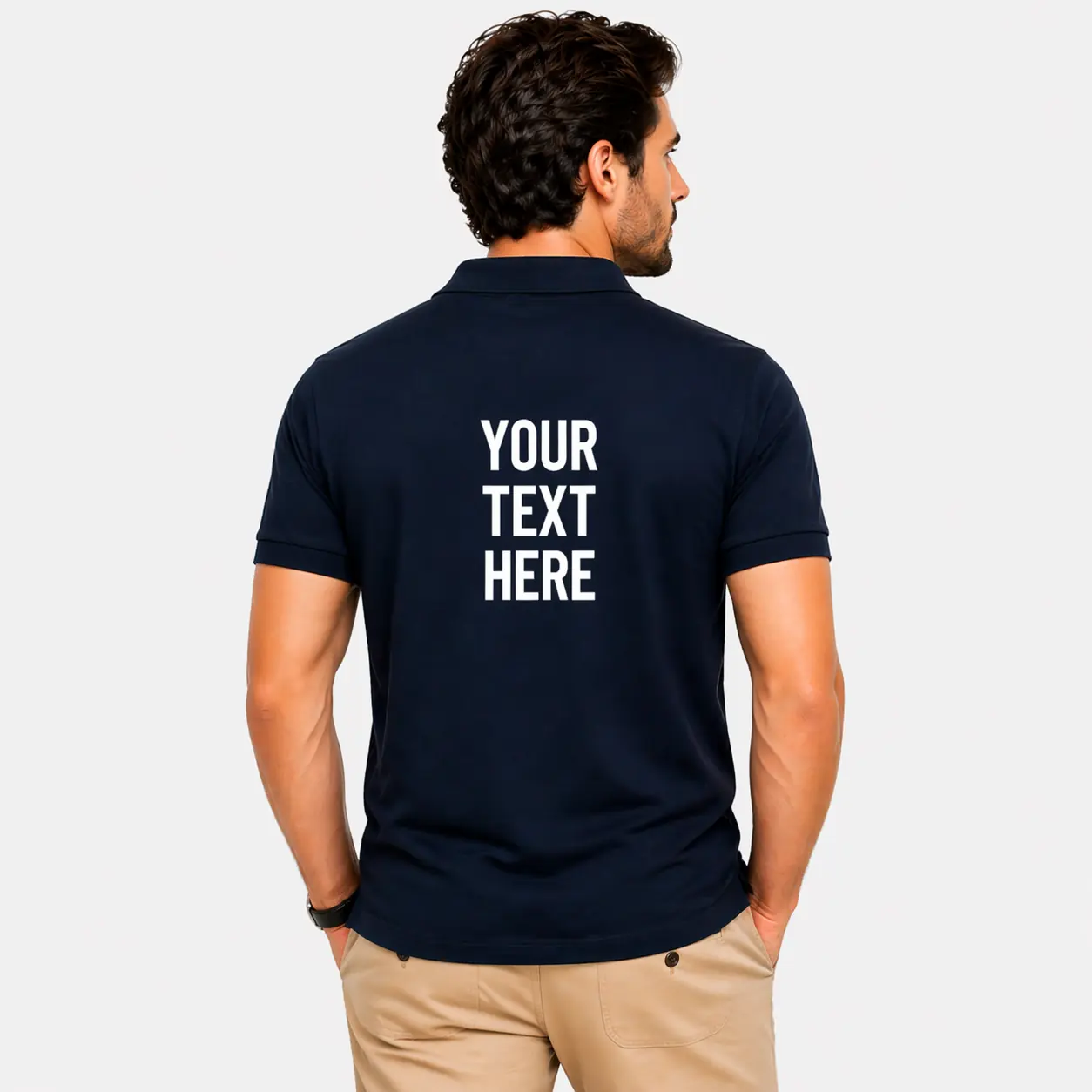 Men's Custom Polo T-Shirt with Corporate Embroidery