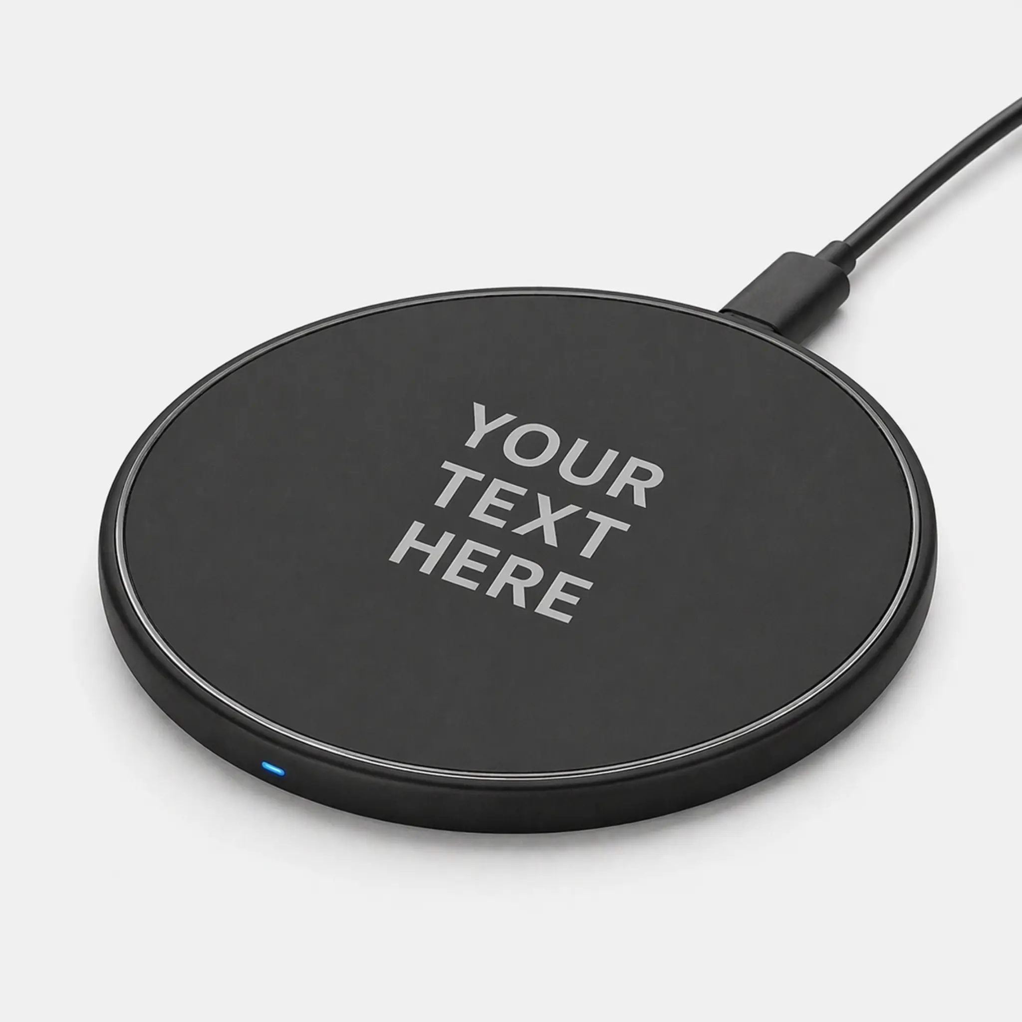 Personalized Qi Wireless Chargers Bamboo and Plastic