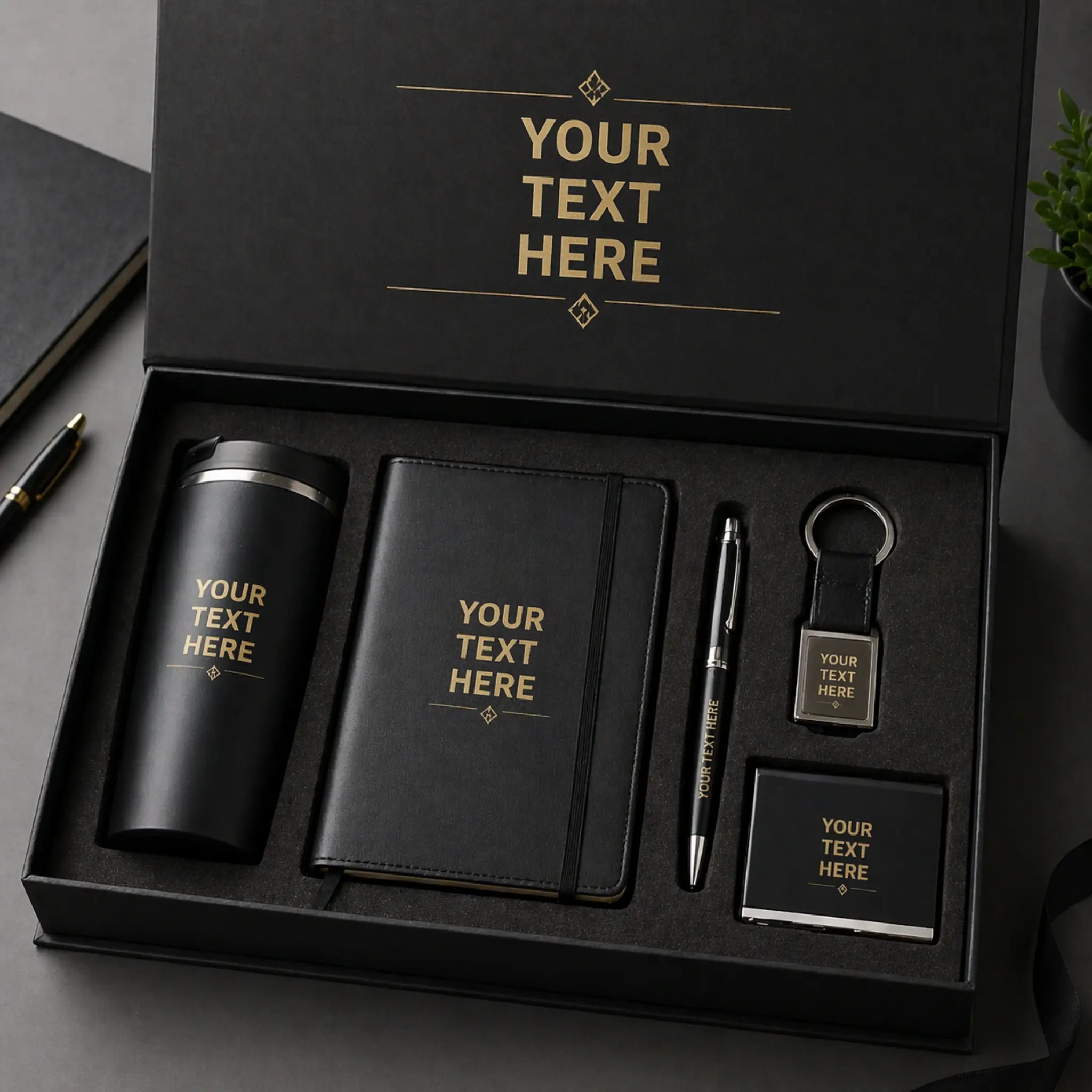 Premium Custom Corporate Gift Sets with Pen and Diary