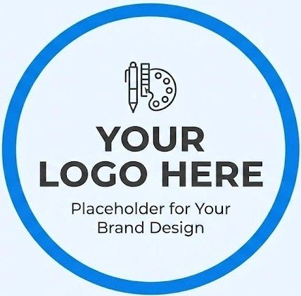 Placeholder for custom business logo design for print on demand services.